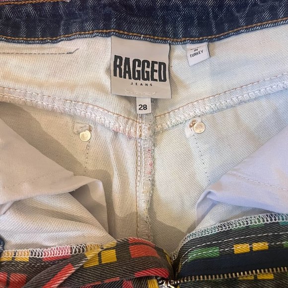 The Ragged Priest Hot Rod Mix Check Dad Jeans - Picture 3 of 3